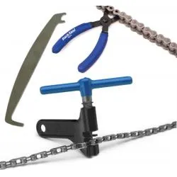 Werkzeuge für den Kettenservice