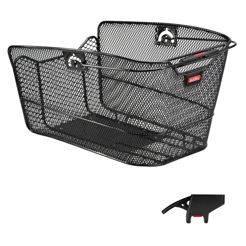 Koš KLICKfix CityMax - na nosič, černý, Korbklip