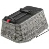 Koš KLICKfix Structura GT - na nosič, šedý, Racktime - 2