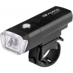 Světlo Force Lux 100LM - přední, baterie, černé 45165