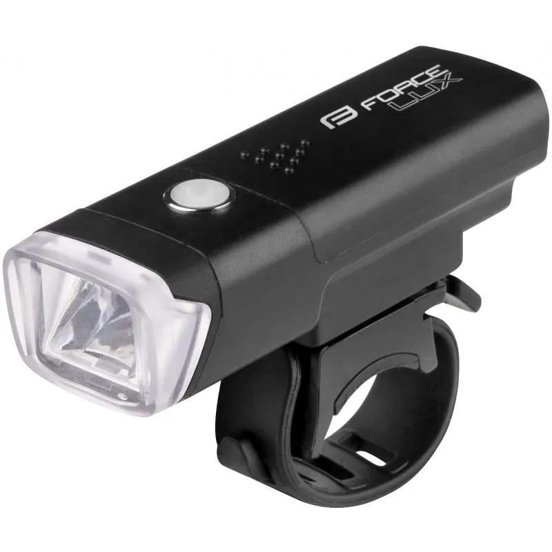 Světlo Force Lux 100LM - přední, baterie, černé 45165