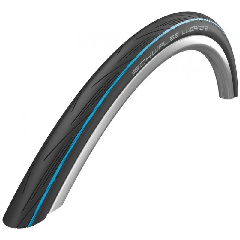 Plášť Schwalbe Lugano II 700x25c (25-622) HS471 - drát, černo-modrá