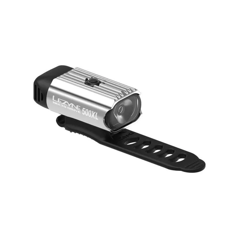 Světlo Lezyne Hecto Drive 500XL - přední, stříbrná