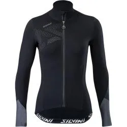 Silvini Calvana jersey WD1618 - womens, insulated, black-grey