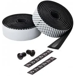 Omotávka Ciclovation Advanced Leather Touch Fusion 3 mm - 1 pár, černo-bílá