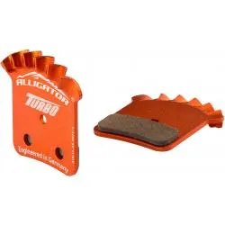 Destičky Alligator HK-TB035 - 1 pár, brzdové na kolo, organické, s chladičem