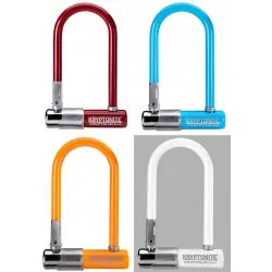 Zámek Kryptonite kryptolok Mini-7 Color - 82x178mm, oranžový