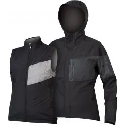 Endura Urban Luminite 3 in 1 II Jacket - kobiety, czarny E9167BK