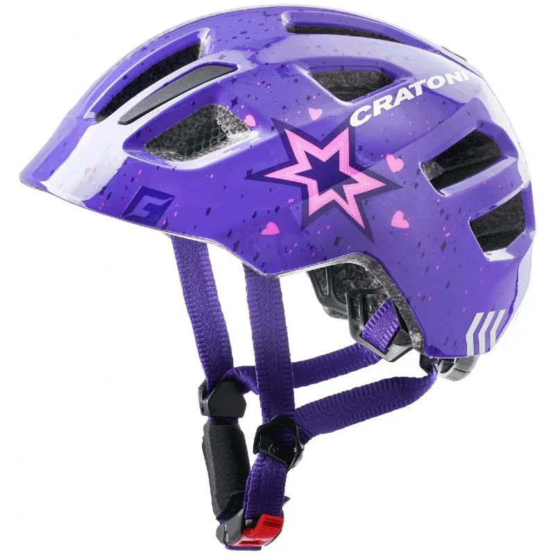 Přilba Cratoni Maxster - hvězda, fialová lesk 2021