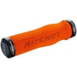 Gripy Ritchey WCS TrueGrip Locking 33 mm - délka 129 mm, s aretací, oranžová