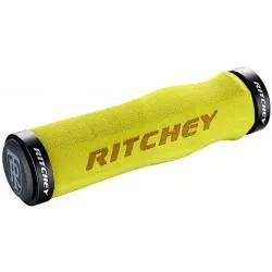 Gripy Ritchey WCS TrueGrip Locking 33 mm - délka 129 mm, s aretací, žlutá