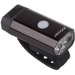 Světlo PRO-T Plus 300 lm 2 x 5 W LED dioda USB - černá, přední