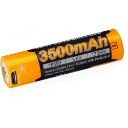 Baterie Fenix 18650 3500 mAh (Li-ion) USB - nabijecí, 1 ks