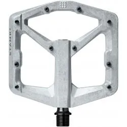Pedály Crankbrothers Stamp 2 Small - pro 37-43 EU, syrově stříbrná