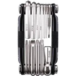 Multiklíč Crankbrothers M13 - cestovní nářadí na kolo, černá