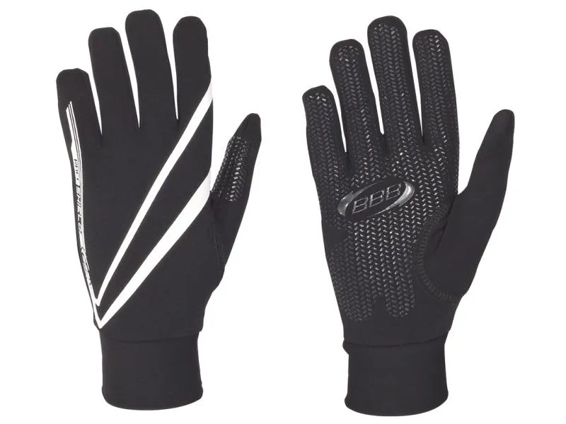 Rukavice BBB BWG-11 RaceShield - celoprstové, černé