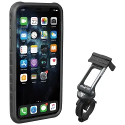 Obal Topeak RideCase pro iPhone 11 Pro Max - včetně držáku na kolo, černá-šedá