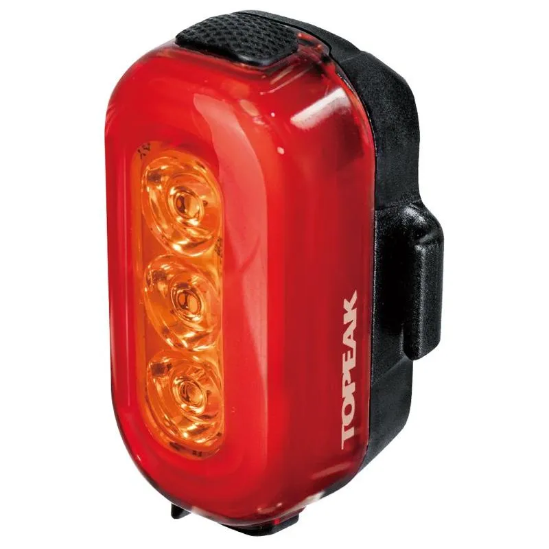 Světlo Topeak Tailux 100 USB - zadní, integrovaný akumulátor 700 mAh, červená-žlutá