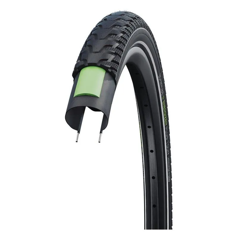 Plášť Schwalbe Energizer Plus Tour 28x1,40 (37-622) HS485 Addix E GreenGuard - drát, černá, reflex