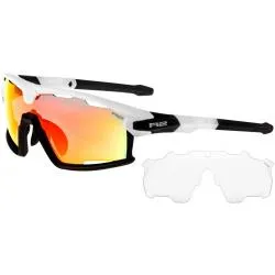 Brýle R2 Rocket - bílo-černo-červená