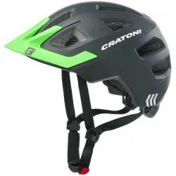 Cratoni Maxster Pro helmet - black-green neon mat