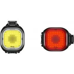 Světla Blinder Mini Square Twinpack - sada, přední, 50 lm, zadní, 30 lm, nabijecí