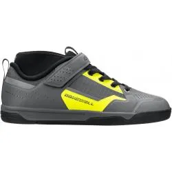 Boty Force Downhill Flat - šedo-žlutá fluo