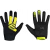 Rukavice Force MTB Power - dlouhé, černo-žlutá fluo - 1
