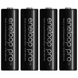 Baterie Panasonic Eneloop Pro AA NiMH 2500 mAh (BK-3HCDE/4BE) - nabijecí, sada 4 ks