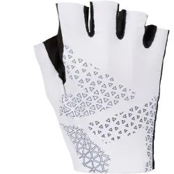 Gloves Silvini Sarca UA1633 - short, white-black