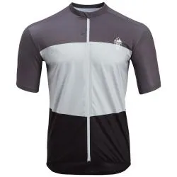 Koszulka Silvini Turano Pro MD1645 - męska, krótka, chmurka szaro-czarna