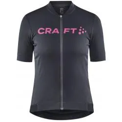 Dres Craft Essence - dámské, krátký, černá-růžová