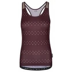 Dres Kilpi Vai - dámské, bez rukávů, tmavě červená