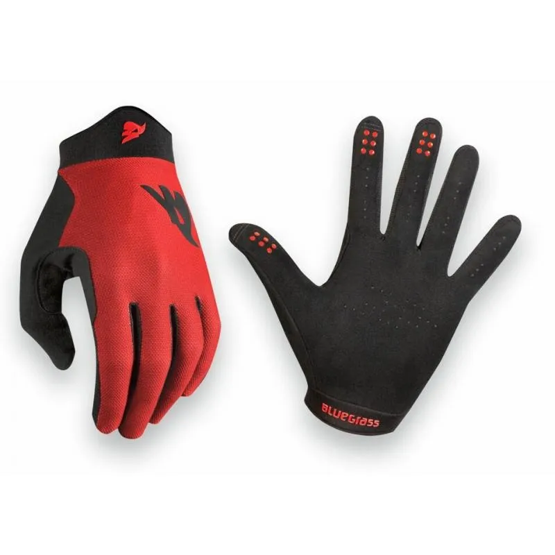 Rukavice Bluegrass Union - dlouhé, červená