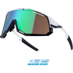 Okulary Force Attic - zielone szkło kontrastowe, biało-czarne