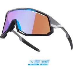 Force Attic Brille - rosa Kontrastglas, grau-schwarz