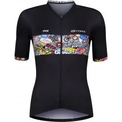 Jersey Force Vivid Lady - Damen, kurz, schwarz