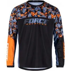 Force Reckless jersey - unisex, long, black-orange