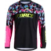 Dres Force Reckless - unisex, dlouhý, černá-růžová-žlutá fluo - 1