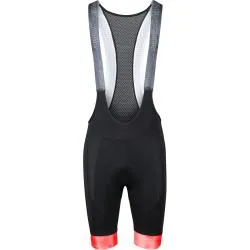 Force Stripe Shorts - Herren, elastisch, mit Schnürung, mit Radsporteinsatz, schwarz-rot