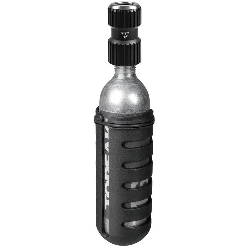 CO2 inflátor Topeak Nano Airbooster - pro bombičky CO2, včetně bombičky 16g