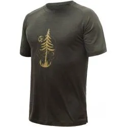 T-shirt Sensor Merino Air PT Earth - Herren, kurz, olivgrün