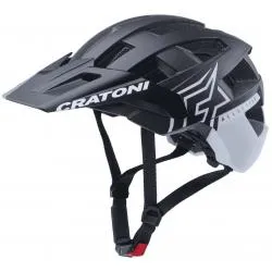 Kask Cratoni AllSet Pro - czarno-biały mat