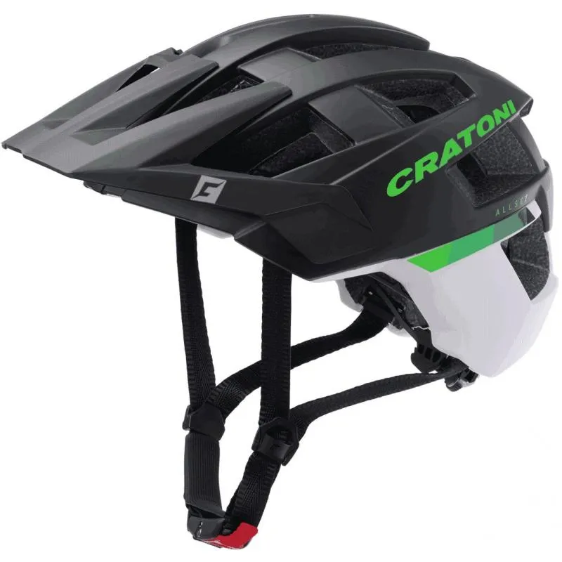 Přilba Cratoni AllSet - černá-bílá mat