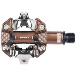 Pedály LOOK X-Track Gravel - hnědá