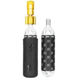 CO2 inflátor Peatys HoleShot CO2 Tyre Inflator MTB - včetně 2x25g Co2 bombiček, zlatá