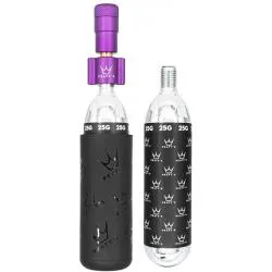 CO2 inflátor Peatys HoleShot CO2 Tyre Inflator MTB - včetně 2x25g Co2 bombiček, fialová