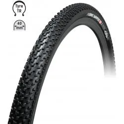 Plášť Tufo Gravel Swampero 700x40c (40-622) Tubeless Ready - skládací, černá