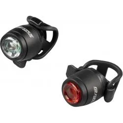 Blikačky Force Nib USB - sada, přední a zadní, integrované baterie Li-Pol 220 mAh, černá