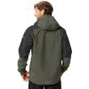 Bunda Vaude Moab Rain - pánská, s kapucí, khaki - 3